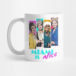 Retro Beautiful Of Miami Mug